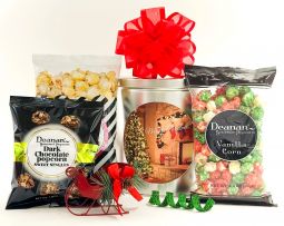 Sensational Christmas Popcorn Tins ($25 & Up)